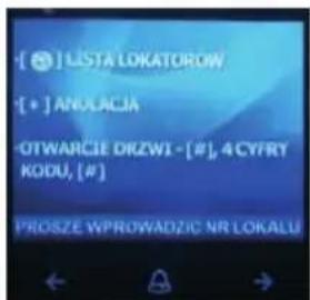 Eura VXA-64A5 - DOSTĘP DO POSESJI ZA POMOCA KODU DOSTĘPU (WYMAGANY MODUŁ KLAWIATURY SZYFRATORA VXA-64A5) - 1
