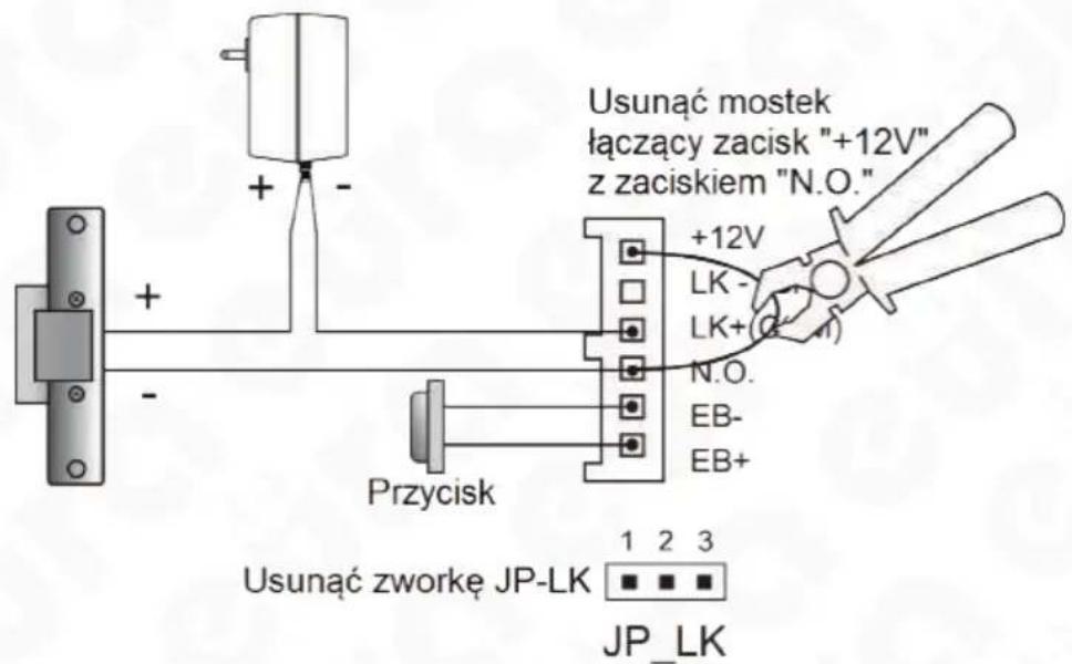 Eura VXA-64A5 - SCHEMATY PODŁĄCZENIA RYGLA - 5