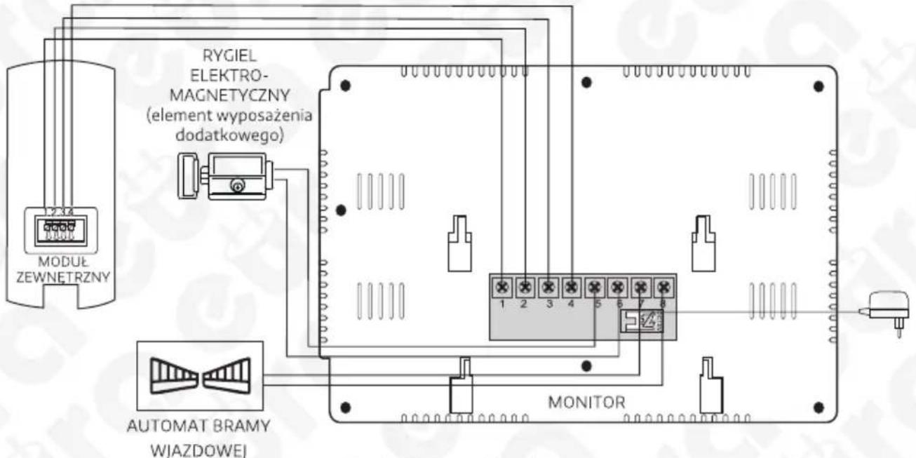 Eura VDP-22A3 - Schemat połączeń - 1