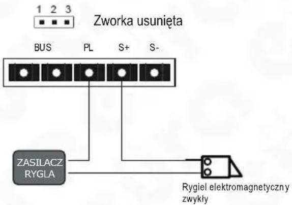 Eura VDA-71A5 - SCHEMATY POŁĄCZEŃ KASETY Z RYGLEM ELEKTROMEGNETYCZNYM - 3