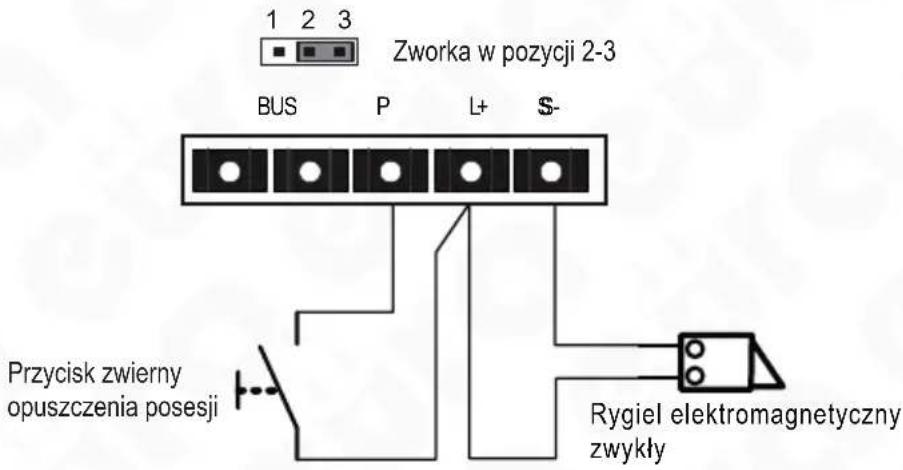 Eura VDA-71A5 - SCHEMATY POŁĄCZEŃ KASETY Z RYGLEM ELEKTROMEGNETYCZNYM - 1