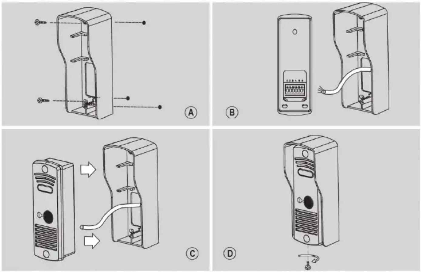 Eura ADA-32A3 - INSTALACJA KASETY ZEWNETRZNEJ - 1