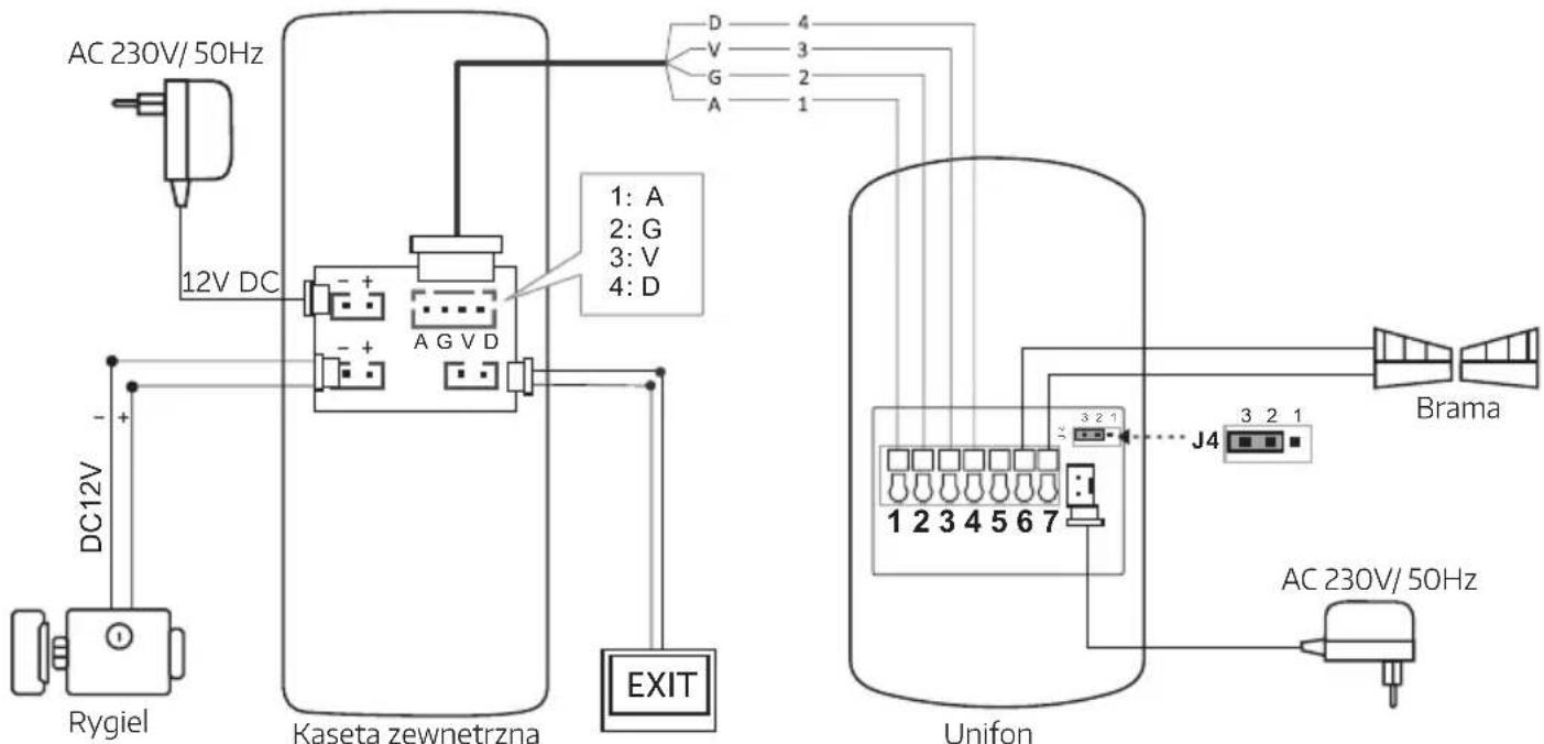 Eura ADA-34A3 - SCHEMAT POŁĄCZENIOWY - 1