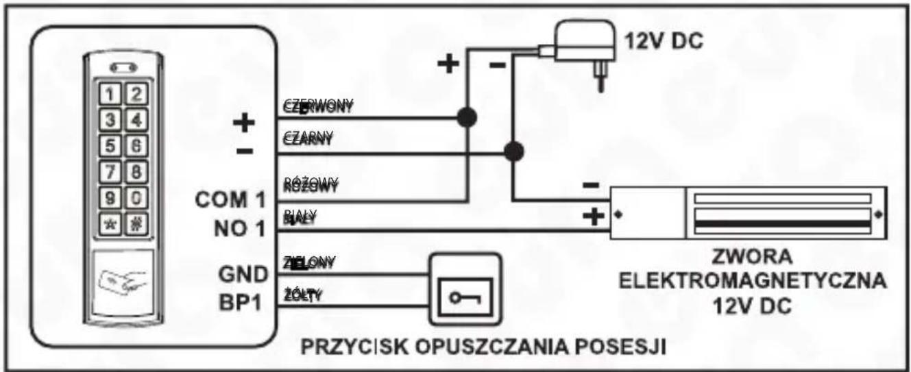 Eura AC-31C5 - INSTALACJA ZAMKA I SCHEMAT POŁĄCZEŃ - 6