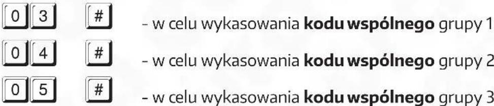 Eura AC-15A1 - PROGRAMOWANIE KODU WSPÓLNEGO DLA UŻYTKOWNIKÓW - 2