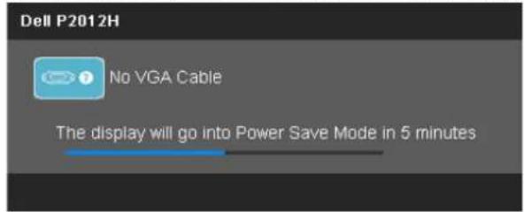 DELL P2012H - OSD Warning Messages - 6