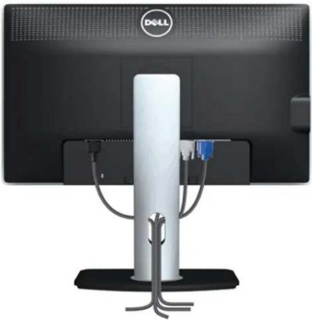 DELL P2012H - Organizing Your Cables - 1