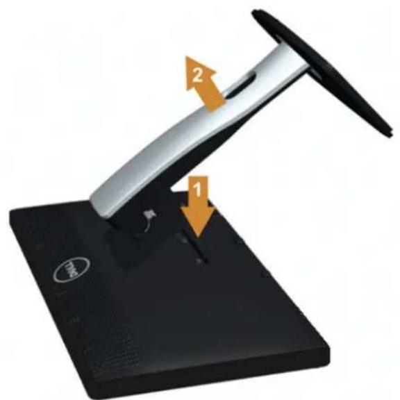 DELL P2012H - Removing the Stand - 3