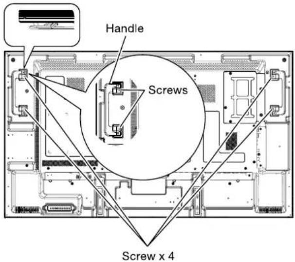 IIYAMA ProLite LH5580S - [PREVENTING THE HANDLES FROM TOUCHING THE WALL] - 2