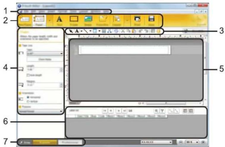 Screenshot of a software interface with labeled components, showing tool panels, menus, and UI elements in Chinese.