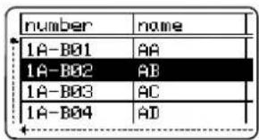 number name 1A-B01 AA 1A-B02 AB 1A-B03 AC 1A-B04 AD