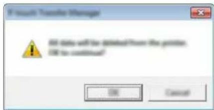 If insert Transfer Manager Will state will be deleted from the position. OK to continue? OK Cancel
