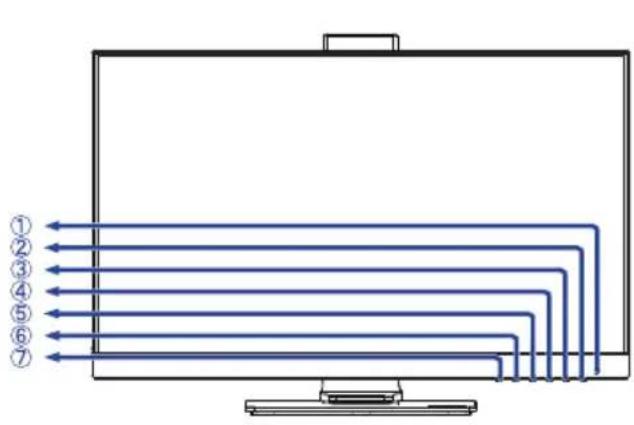 IIYAMA ProLite XUB2492HSU-B1 - ELEMENTY STERUJĄCE I ZŁĄCZA : ProLite XUB2492HSU - 1