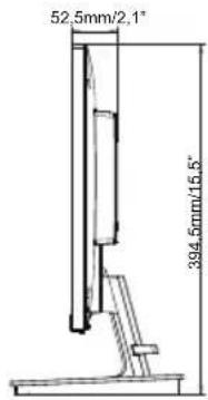 IIYAMA ProLite XUB2492HSU-B1 - WYMIARY : ProLite XU2492HSU - 2