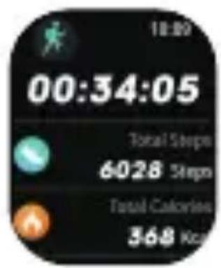 18:09 00:34:05 Total Steps 6028 Steps Total Calories 368 Kcal