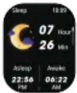 Sleep 13:89 07 Hour 26 Min Adeep Awalec 22:56 06:22 PM AM