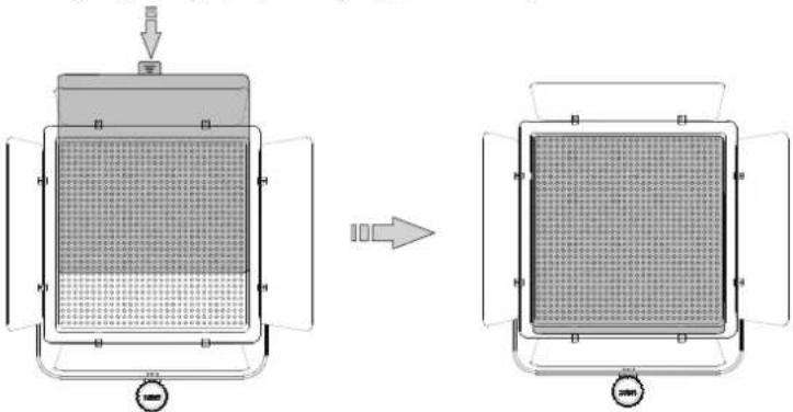 Yongnuo YN10800 WB - Użycie dyfuzora oraz filtra CTO - 1