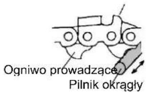 Ogniwo prowadzące Pilnik okrągły