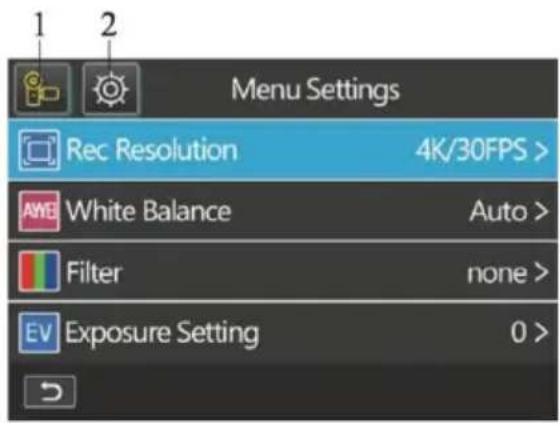EASYPIX V64 Flip - Krok 3: Ustawienia - 1