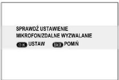 SPRAWDZ USTAWIENIE MIKROFON/ZDALNE WYZWALANIE UK USTAW 12P POMIŃ