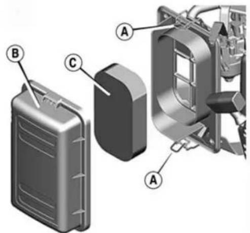 Hortmasz HWS 340 B - a) Filtr gąbkowy płaski - 1