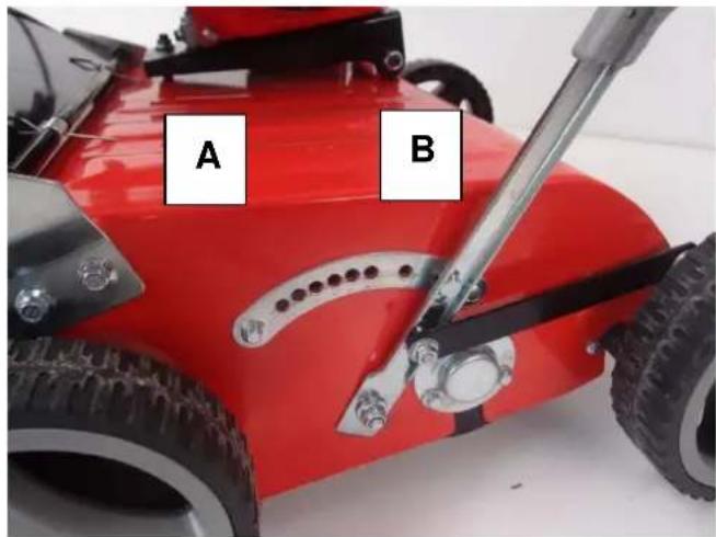 A B