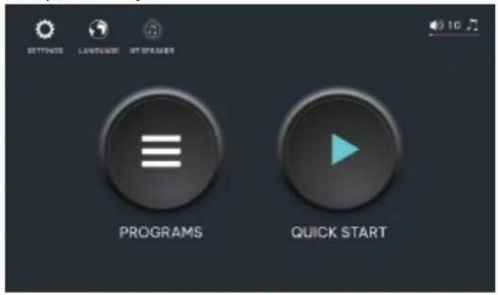 SETTINGS LANGUAGES SPREADER PROGRAMS QUICK START