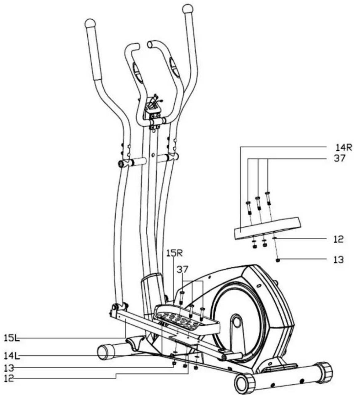 15L 14L 13 12 15R 37 14R 37 12 13