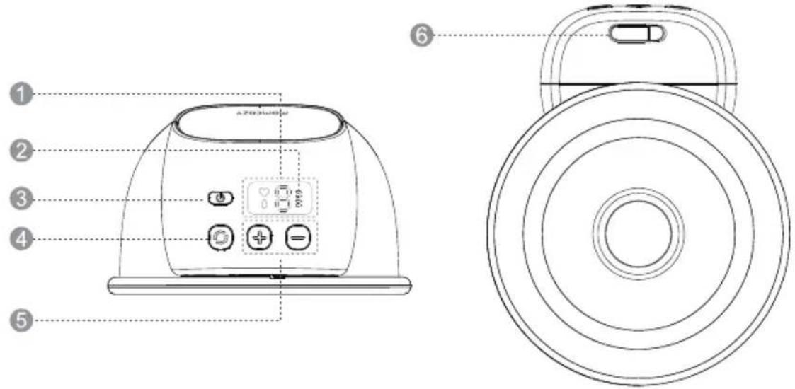 Momcozy S9 Pro - Panel sterowania - 1
