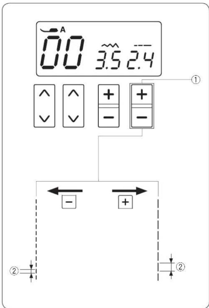 JANOME DC6100 - Regulacja pozycji igły - 2
