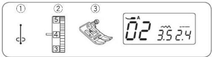 JANOME DM7200 - Ścieg ze standardowym ryglem - 2
