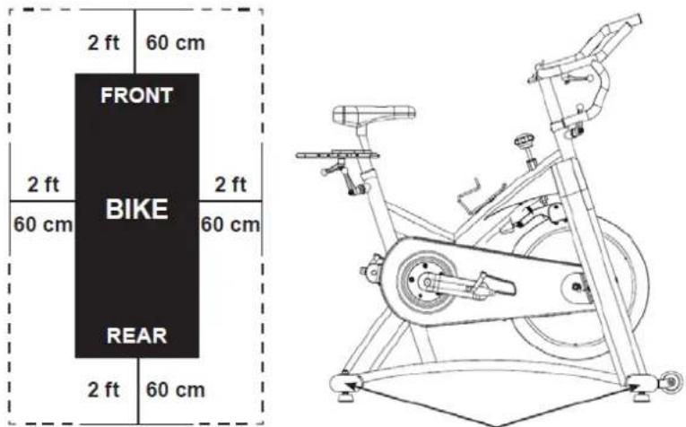 2 ft 60 cm FRONT 2 ft 60 cm BIKE 2 ft 60 cm REAR 2 ft 60 cm