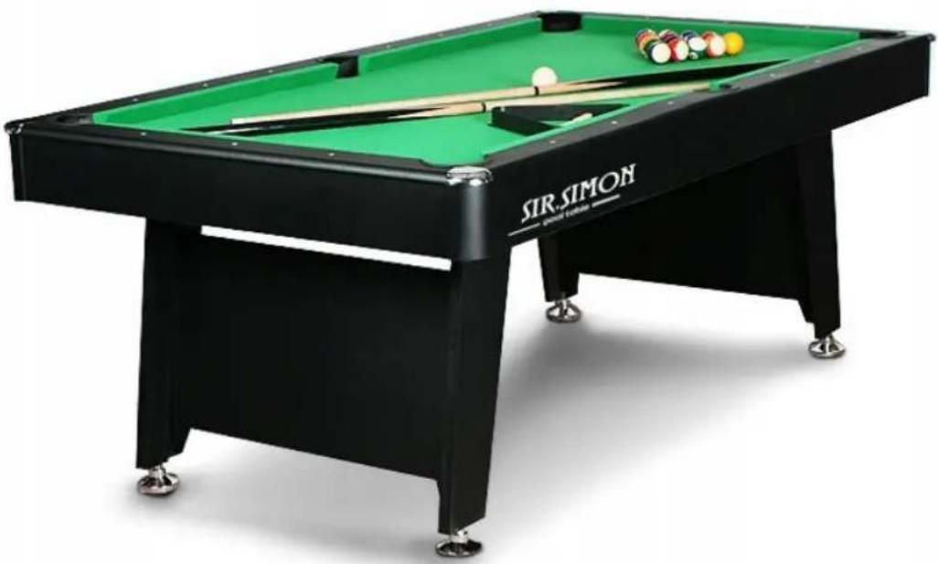 Hertz Fitness Sir Simon L - Stół bilardowy Hertz Fitness Sir Simon L - 1