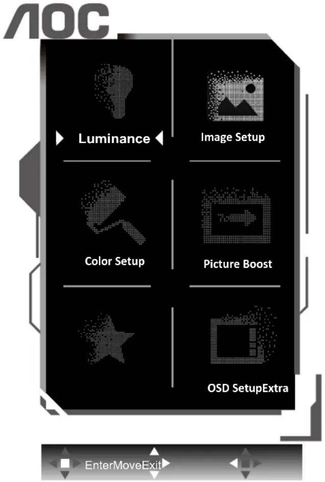 AOC U32U1 - Ustawienia OSD - 1