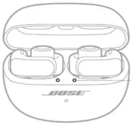 BOSE Ultra Open - WSKAŹNIKI STANU SŁUCHAWEK DOUSZNYCH - 1