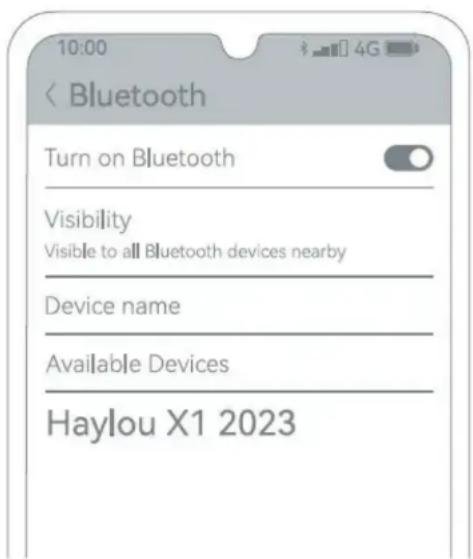 Haylou X1 2023 - Połączenie automatyczne: - 1