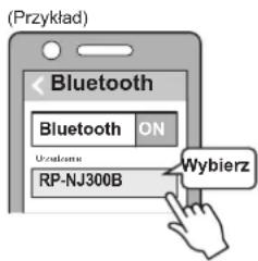 PANASONIC RP-NJ300B - Parowanie (rejestracja) słuchawek z urządzeniem z funkcją Bluetooth® w celu połączenia - 1
