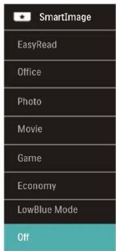 SmartImage EasyRead Office Photo Movie Game Economy LowBlue Mode Off