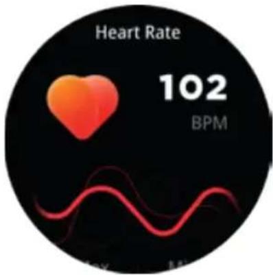 Heart Rate 102 BPM