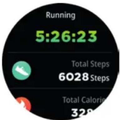 Running 5:26:23 Total Steps 6028 Steps Total Calorin 328