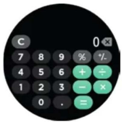 C 7 8 9 % +/- 0 4 5 6 + ÷ 1 2 3 - x 0 . =