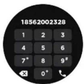 18562002328 1 2 3 4 5 6 7* 8 9# × 0+