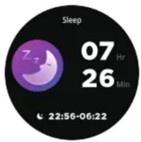 Sleep 07 Hr 26 Min 22:56-06:22