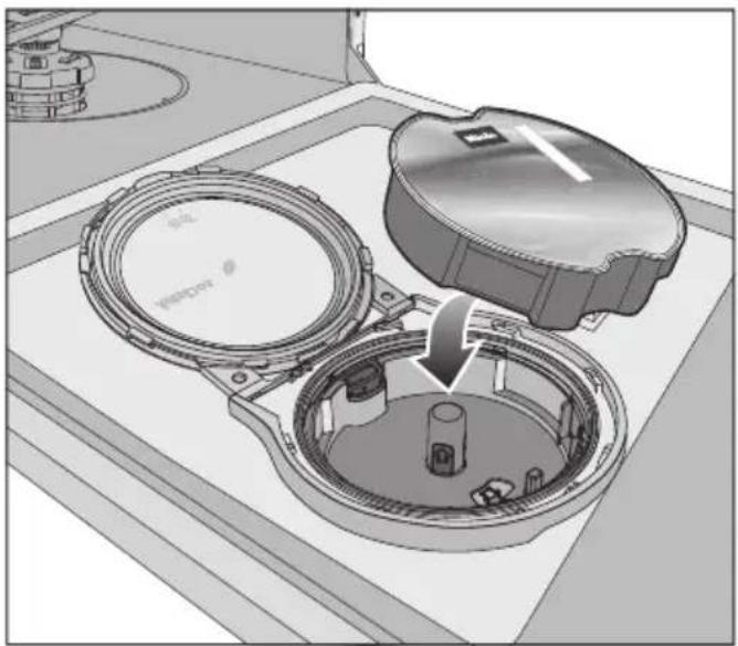 MIELE G 7191 SCVi - Zakładanie wkładu PowerDisk - 2