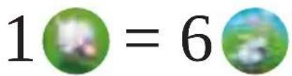 1 = 6
