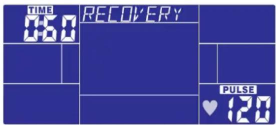 TIME 05:0 RECOVERY / / PULSE 120