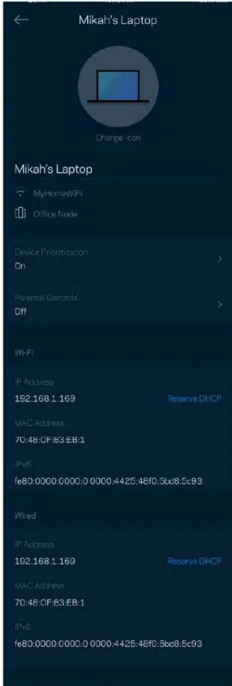 LINKSYS Velop Atlas 6 MX2001 - Aby wyświetlić lub zmienić dane urządzenia - 1