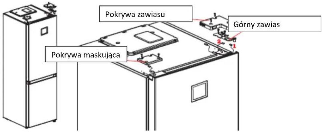 MIDEA HD-450RWEN - Zmiana kierunku otwierania drzwi - 5