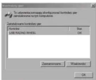Zaratakowna kontrology pie Controls USB RACING WHEEL Box OK Zaratakowna Wlslownato OK