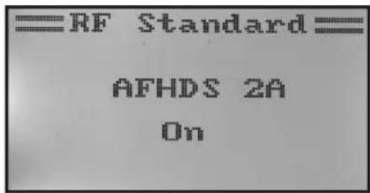 RF Standard AFHDS 2A On